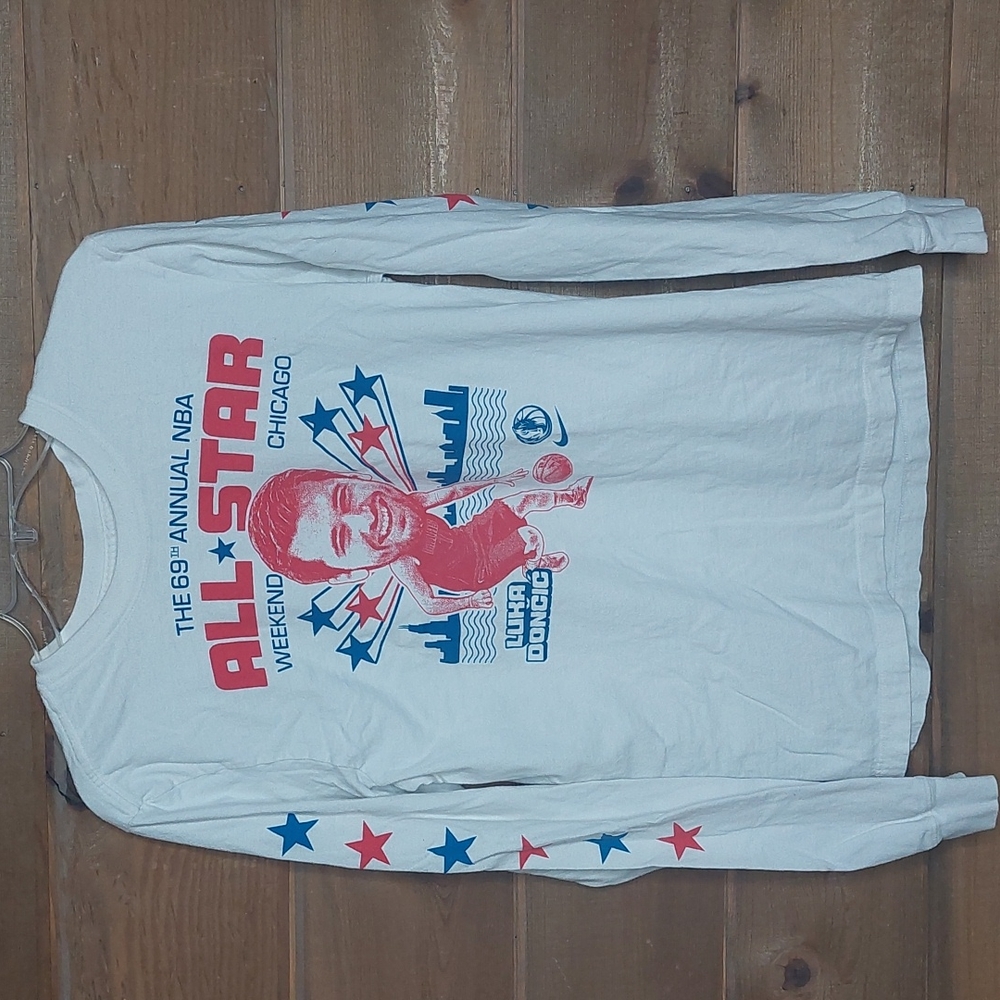 69th Annual NBA All Star Weekend Chicago Luke Donic long sleeve shirt